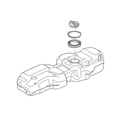 Serviceklappe für die Wartung der Dieselpumpe Defender